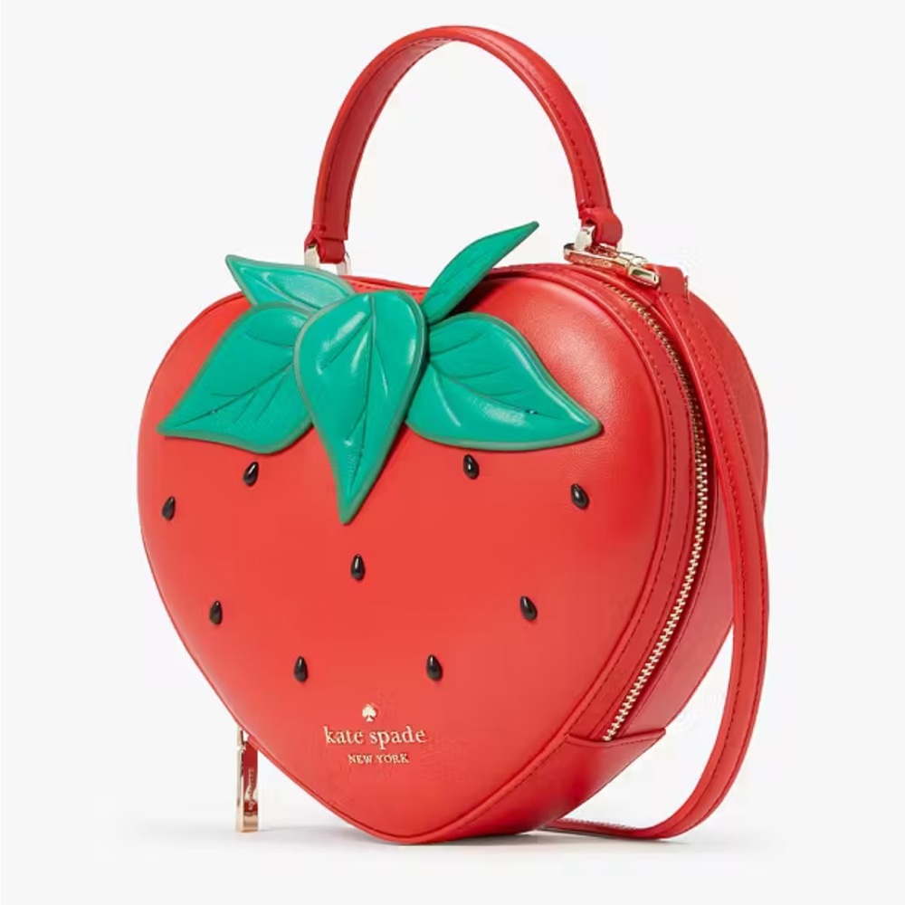 Sold out Kate spade strawberry dreams crossbody purse cute for Valentine’s Day